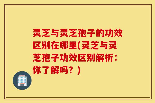 灵芝与灵芝孢子的功效区别在哪里(灵芝与灵芝孢子功效区别解析:你了解吗?)-第1张图片-灵芝之家 灵芝与灵芝孢子的功效区别在哪里(灵芝与灵芝孢子功效区别解析:你了解吗?)-第1张图片-灵芝之家