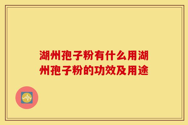 湖州孢子粉有什么用湖州孢子粉的功效及用途-第1张图片-灵芝之家 湖州孢子粉有什么用湖州孢子粉的功效及用途-第1张图片-灵芝之家
