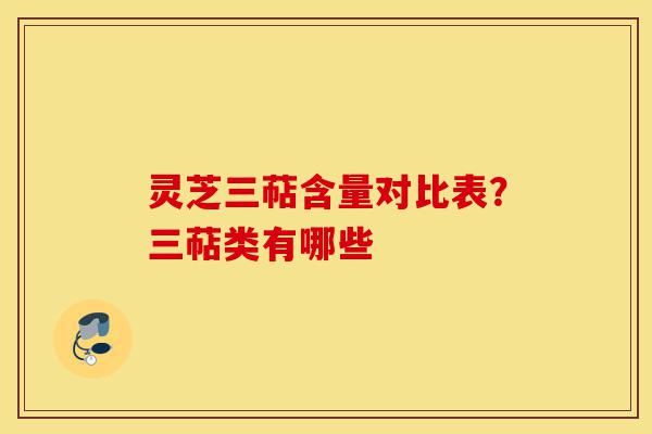 灵芝三萜含量对比表?三萜类有哪些-第1张图片-灵芝之家 灵芝三萜含量对比表?三萜类有哪些-第1张图片-灵芝之家