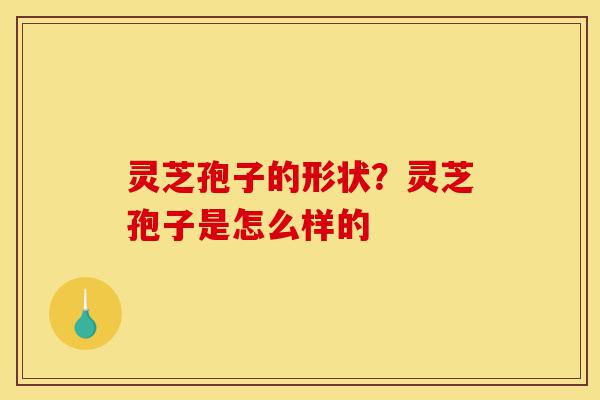 灵芝孢子的形状?灵芝孢子是怎么样的-第1张图片-灵芝之家 灵芝孢子的形状?灵芝孢子是怎么样的-第1张图片-灵芝之家