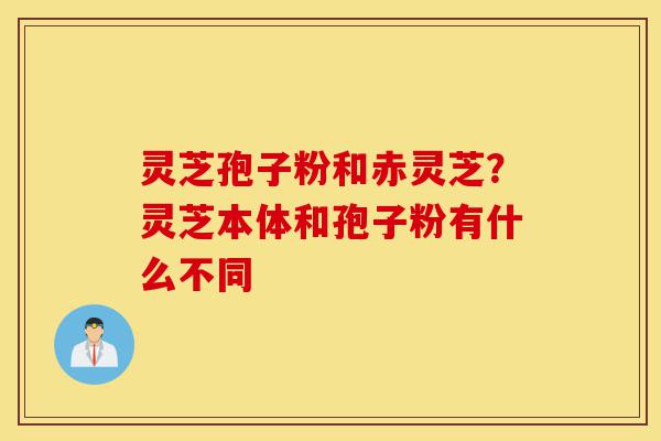 灵芝孢子粉和赤灵芝?灵芝本体和孢子粉有什么不同-第1张图片-灵芝之家 灵芝孢子粉和赤灵芝?灵芝本体和孢子粉有什么不同-第1张图片-灵芝之家
