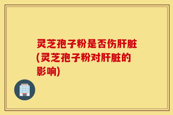 灵芝孢子粉是否伤肝脏(灵芝孢子粉对肝脏的影响)-第1张图片-灵芝之家