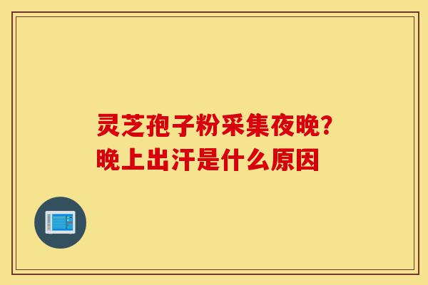 灵芝孢子粉采集夜晚?晚上出汗是什么原因-第1张图片-灵芝之家 灵芝孢子粉采集夜晚?晚上出汗是什么原因-第1张图片-灵芝之家