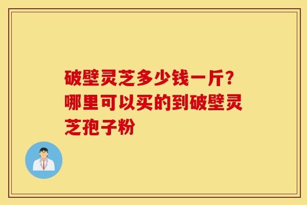 破壁灵芝多少钱一斤?哪里可以买的到破壁灵芝孢子粉-第1张图片-灵芝之家 破壁灵芝多少钱一斤?哪里可以买的到破壁灵芝孢子粉-第1张图片-灵芝之家