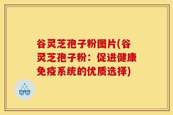 谷灵芝孢子粉图片(谷灵芝孢子粉:促进健康免疫系统的优质选择)-第1张图片-灵芝之家 谷灵芝孢子粉图片(谷灵芝孢子粉:促进健康免疫系统的优质选择)-第1张图片-灵芝之家
