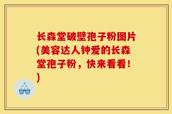 长森堂破壁孢子粉图片(美容达人钟爱的长森堂孢子粉，快来看看！)-第1张图片-灵芝之家