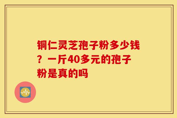 铜仁灵芝孢子粉多少钱?一斤40多元的孢子粉是真的吗-第1张图片-灵芝之家 铜仁灵芝孢子粉多少钱?一斤40多元的孢子粉是真的吗-第1张图片-灵芝之家