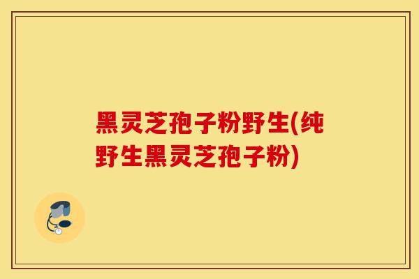 黑灵芝孢子粉野生(纯野生黑灵芝孢子粉)-第1张图片-灵芝之家 黑灵芝孢子粉野生(纯野生黑灵芝孢子粉)-第1张图片-灵芝之家