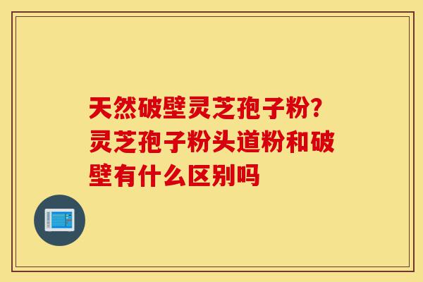 天然破壁灵芝孢子粉?灵芝孢子粉头道粉和破壁有什么区别吗-第1张图片-灵芝之家 天然破壁灵芝孢子粉?灵芝孢子粉头道粉和破壁有什么区别吗-第1张图片-灵芝之家