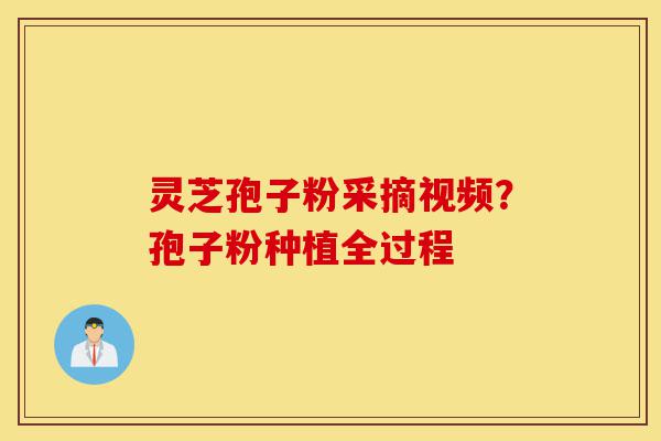 灵芝孢子粉采摘视频?孢子粉种植全过程-第1张图片-灵芝之家 灵芝孢子粉采摘视频?孢子粉种植全过程-第1张图片-灵芝之家