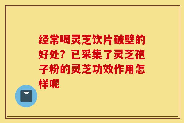 经常喝灵芝饮片破壁的好处?已采集了灵芝孢子粉的灵芝功效作用怎样呢-第1张图片-灵芝之家 经常喝灵芝饮片破壁的好处?已采集了灵芝孢子粉的灵芝功效作用怎样呢-第1张图片-灵芝之家