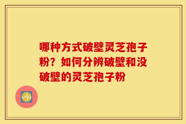 哪种方式破壁灵芝孢子粉?如何分辨破壁和没破壁的灵芝孢子粉-第1张图片-灵芝之家 哪种方式破壁灵芝孢子粉?如何分辨破壁和没破壁的灵芝孢子粉-第1张图片-灵芝之家