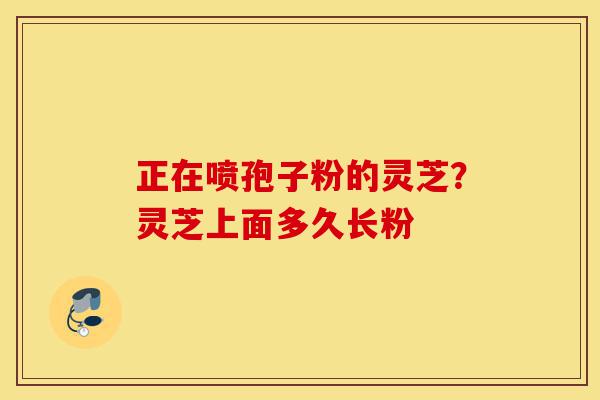 正在喷孢子粉的灵芝?灵芝上面多久长粉-第1张图片-灵芝之家 正在喷孢子粉的灵芝?灵芝上面多久长粉-第1张图片-灵芝之家