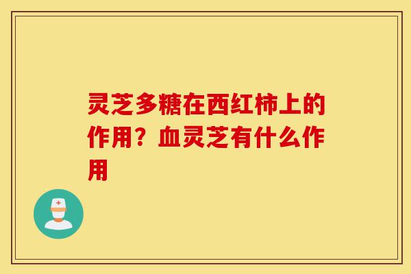灵芝多糖在西红柿上的作用?血灵芝有什么作用-第1张图片-灵芝之家 灵芝多糖在西红柿上的作用?血灵芝有什么作用-第1张图片-灵芝之家
