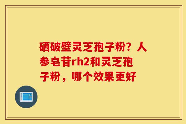 硒破壁灵芝孢子粉?人参皂苷rh2和灵芝孢子粉,哪个效果更好-第1张图片-灵芝之家 硒破壁灵芝孢子粉?人参皂苷rh2和灵芝孢子粉,哪个效果更好-第1张图片-灵芝之家