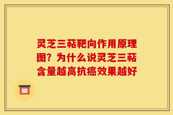 灵芝三萜靶向作用原理图?为什么说灵芝三萜含量越高抗癌效果越好-第1张图片-灵芝之家 灵芝三萜靶向作用原理图?为什么说灵芝三萜含量越高抗癌效果越好-第1张图片-灵芝之家