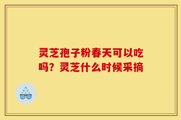 灵芝孢子粉春天可以吃吗?灵芝什么时候采摘-第1张图片-灵芝之家 灵芝孢子粉春天可以吃吗?灵芝什么时候采摘-第1张图片-灵芝之家