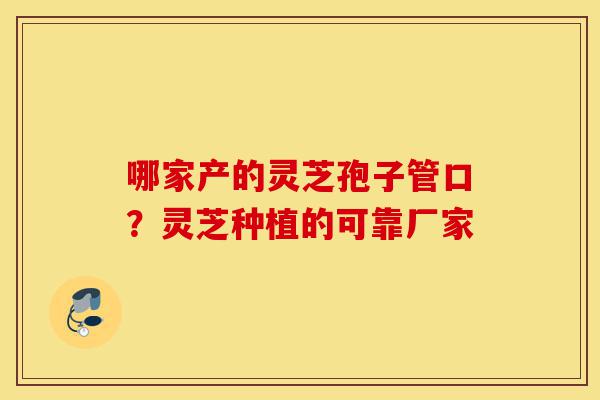哪家产的灵芝孢子管口?灵芝种植的可靠厂家-第1张图片-灵芝之家 哪家产的灵芝孢子管口?灵芝种植的可靠厂家-第1张图片-灵芝之家