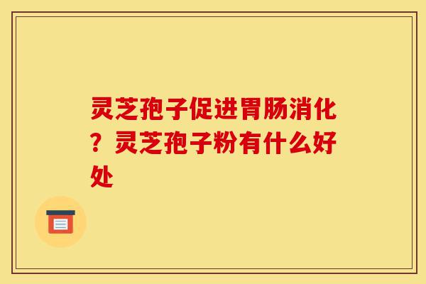 灵芝孢子促进胃肠消化?灵芝孢子粉有什么好处-第1张图片-灵芝之家 灵芝孢子促进胃肠消化?灵芝孢子粉有什么好处-第1张图片-灵芝之家