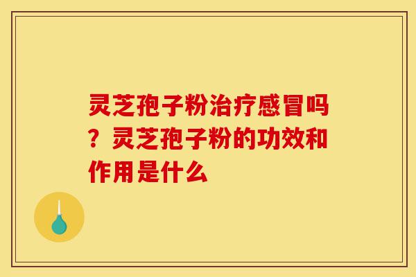 灵芝孢子粉治疗感冒吗?灵芝孢子粉的功效和作用是什么-第1张图片-灵芝之家 灵芝孢子粉治疗感冒吗?灵芝孢子粉的功效和作用是什么-第1张图片-灵芝之家
