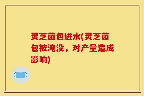 灵芝菌包进水(灵芝菌包被淹没,对产量造成影响)-第1张图片-灵芝之家 灵芝菌包进水(灵芝菌包被淹没,对产量造成影响)-第1张图片-灵芝之家