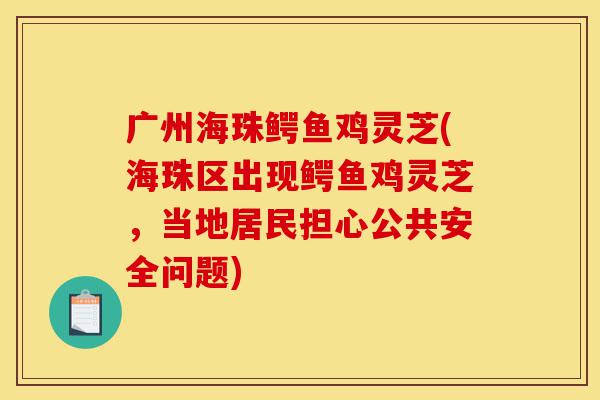 广州海珠鳄鱼鸡灵芝(海珠区出现鳄鱼鸡灵芝,当地居民担心公共安全问题)-第1张图片-灵芝之家 广州海珠鳄鱼鸡灵芝(海珠区出现鳄鱼鸡灵芝,当地居民担心公共安全问题)-第1张图片-灵芝之家