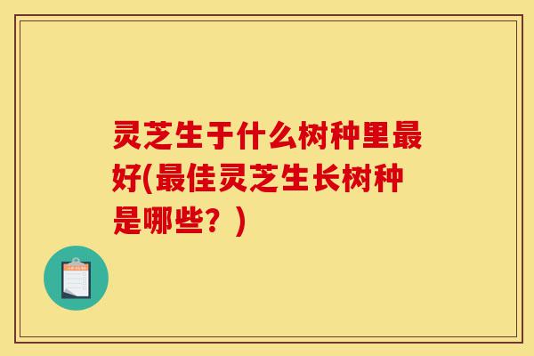 灵芝生于什么树种里最好(最佳灵芝生长树种是哪些?)-第1张图片-灵芝之家 灵芝生于什么树种里最好(最佳灵芝生长树种是哪些?)-第1张图片-灵芝之家