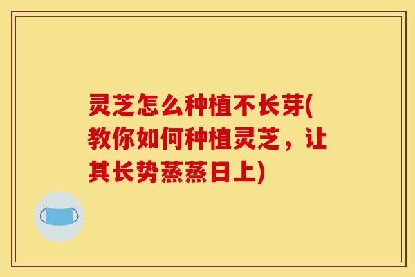 灵芝怎么种植不长芽(教你如何种植灵芝,让其长势蒸蒸日上)-第1张图片-灵芝之家 灵芝怎么种植不长芽(教你如何种植灵芝,让其长势蒸蒸日上)-第1张图片-灵芝之家