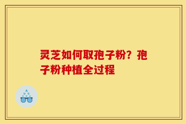 灵芝如何取孢子粉?孢子粉种植全过程-第1张图片-灵芝之家 灵芝如何取孢子粉?孢子粉种植全过程-第1张图片-灵芝之家