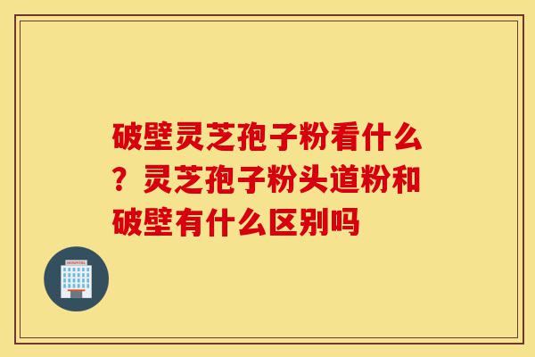 破壁灵芝孢子粉看什么?灵芝孢子粉头道粉和破壁有什么区别吗-第1张图片-灵芝之家 破壁灵芝孢子粉看什么?灵芝孢子粉头道粉和破壁有什么区别吗-第1张图片-灵芝之家