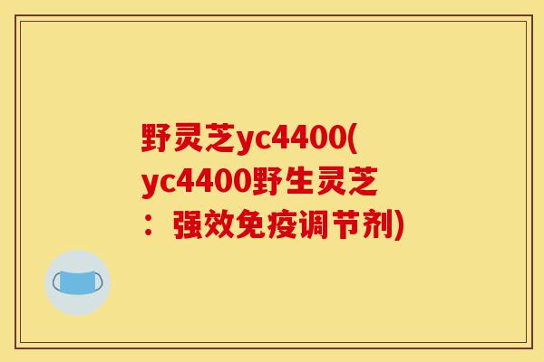 野灵芝yc4400(yc4400野生灵芝:强效免疫调节剂)-第1张图片-灵芝之家 野灵芝yc4400(yc4400野生灵芝:强效免疫调节剂)-第1张图片-灵芝之家