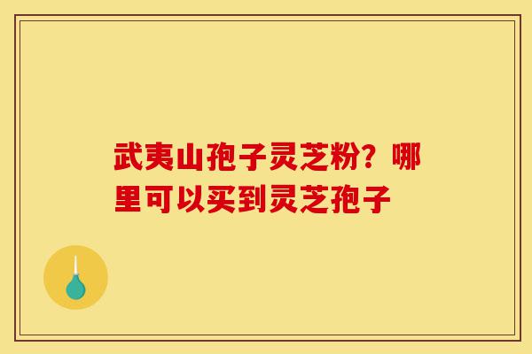武夷山孢子灵芝粉?哪里可以买到灵芝孢子-第1张图片-灵芝之家 武夷山孢子灵芝粉?哪里可以买到灵芝孢子-第1张图片-灵芝之家