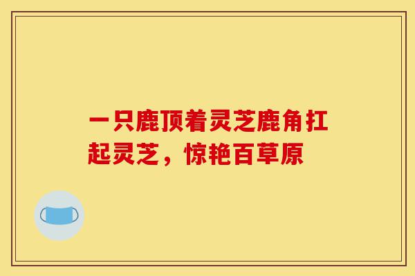 一只鹿顶着灵芝鹿角扛起灵芝,惊艳百草原-第1张图片-灵芝之家 一只鹿顶着灵芝鹿角扛起灵芝,惊艳百草原-第1张图片-灵芝之家