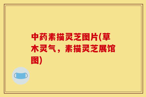 中药素描灵芝图片(草木灵气,素描灵芝展馆图)-第1张图片-灵芝之家 中药素描灵芝图片(草木灵气,素描灵芝展馆图)-第1张图片-灵芝之家