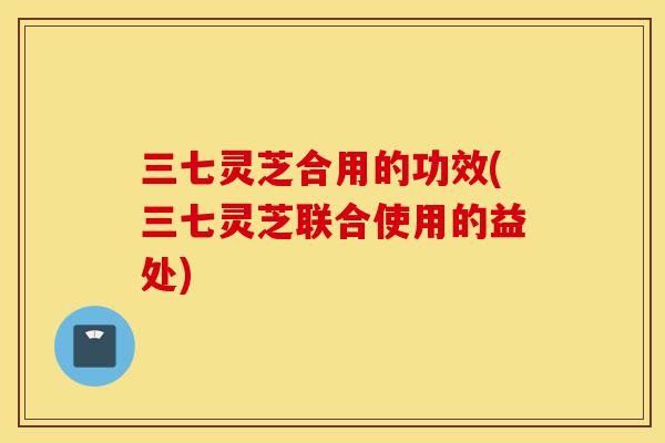 三七灵芝合用的功效(三七灵芝联合使用的益处)-第1张图片-灵芝之家