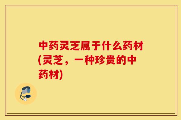 中药灵芝属于什么药材(灵芝，一种珍贵的中药材)-第1张图片-灵芝之家