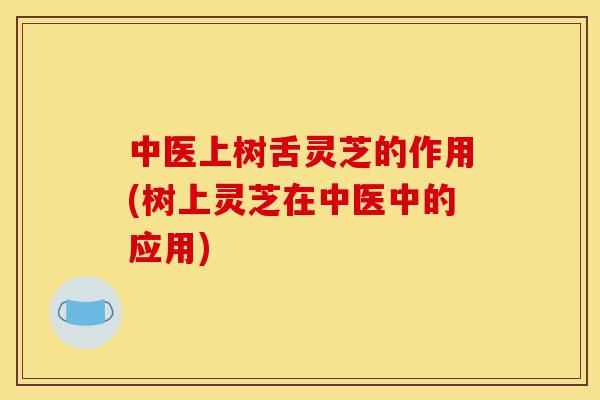 中医上树舌灵芝的作用(树上灵芝在中医中的应用)-第1张图片-灵芝之家 中医上树舌灵芝的作用(树上灵芝在中医中的应用)-第1张图片-灵芝之家