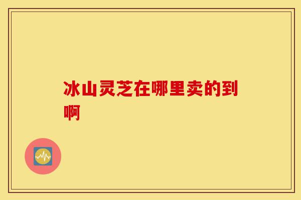 冰山灵芝在哪里卖的到啊-第1张图片-灵芝之家 冰山灵芝在哪里卖的到啊-第1张图片-灵芝之家