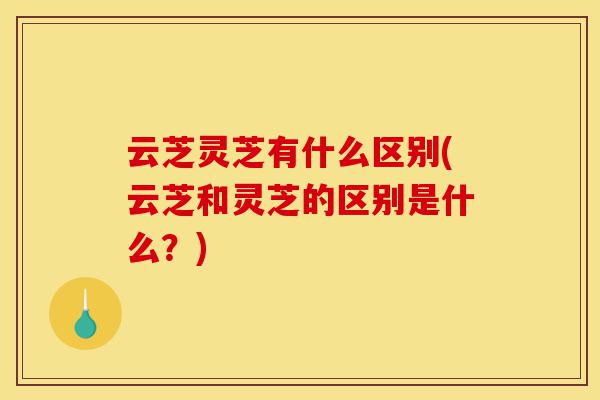云芝灵芝有什么区别(云芝和灵芝的区别是什么?)-第1张图片-灵芝之家 云芝灵芝有什么区别(云芝和灵芝的区别是什么?)-第1张图片-灵芝之家