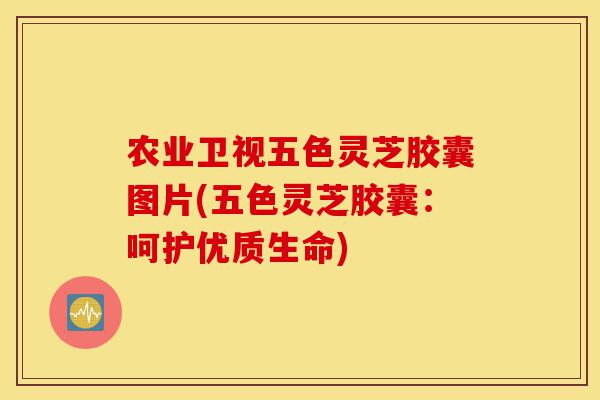 农业卫视五色灵芝胶囊图片(五色灵芝胶囊:呵护优质生命)-第1张图片-灵芝之家 农业卫视五色灵芝胶囊图片(五色灵芝胶囊:呵护优质生命)-第1张图片-灵芝之家