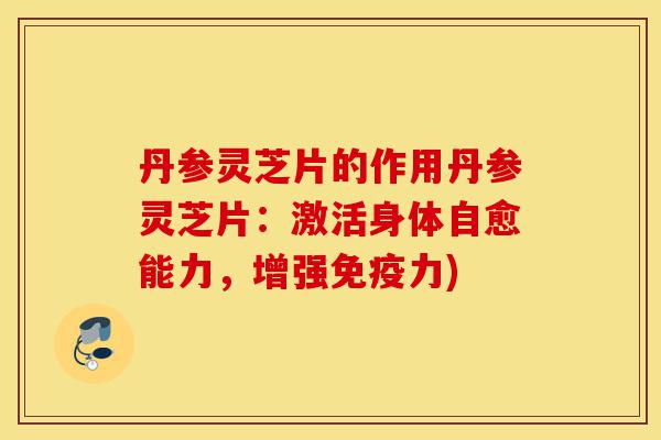 丹参灵芝片的作用丹参灵芝片:激活身体自愈能力,增强免疫力)-第1张图片-灵芝之家 丹参灵芝片的作用丹参灵芝片:激活身体自愈能力,增强免疫力)-第1张图片-灵芝之家