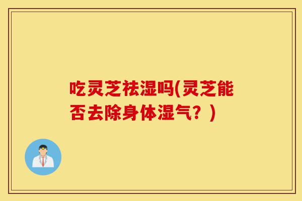 吃灵芝祛湿吗(灵芝能否去除身体湿气?)-第1张图片-灵芝之家 吃灵芝祛湿吗(灵芝能否去除身体湿气?)-第1张图片-灵芝之家