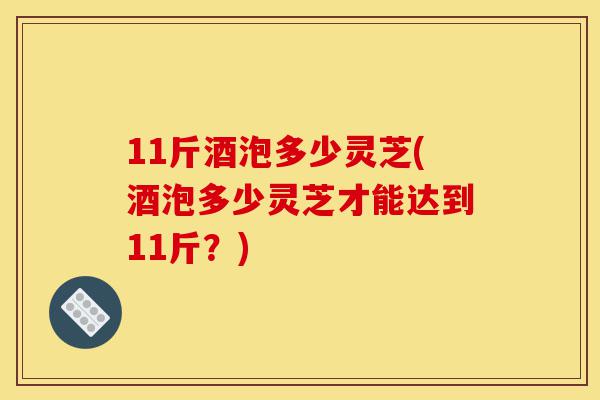 11斤酒泡多少灵芝(酒泡多少灵芝才能达到11斤?)-第1张图片-灵芝之家 11斤酒泡多少灵芝(酒泡多少灵芝才能达到11斤?)-第1张图片-灵芝之家