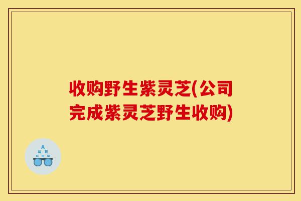 收购野生紫灵芝(公司完成紫灵芝野生收购)-第1张图片-灵芝之家 收购野生紫灵芝(公司完成紫灵芝野生收购)-第1张图片-灵芝之家