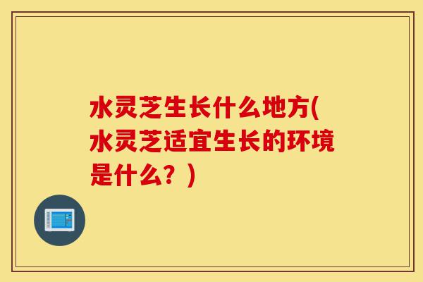 水灵芝生长什么地方(水灵芝适宜生长的环境是什么?)-第1张图片-灵芝之家 水灵芝生长什么地方(水灵芝适宜生长的环境是什么?)-第1张图片-灵芝之家