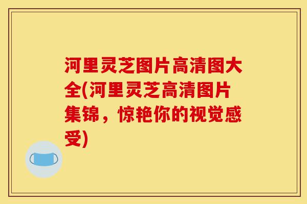 河里灵芝图片高清图大全(河里灵芝高清图片集锦,惊艳你的视觉感受)-第1张图片-灵芝之家 河里灵芝图片高清图大全(河里灵芝高清图片集锦,惊艳你的视觉感受)-第1张图片-灵芝之家