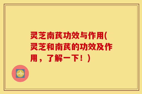 灵芝南芪功效与作用(灵芝和南芪的功效及作用，了解一下！)-第1张图片-灵芝之家