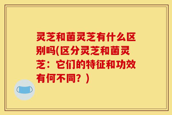 灵芝和菌灵芝有什么区别吗(区分灵芝和菌灵芝:它们的特征和功效有何不同?)-第1张图片-灵芝之家 灵芝和菌灵芝有什么区别吗(区分灵芝和菌灵芝:它们的特征和功效有何不同?)-第1张图片-灵芝之家