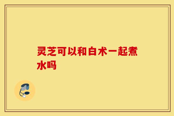 灵芝可以和白术一起煮水吗-第1张图片-灵芝之家 灵芝可以和白术一起煮水吗-第1张图片-灵芝之家