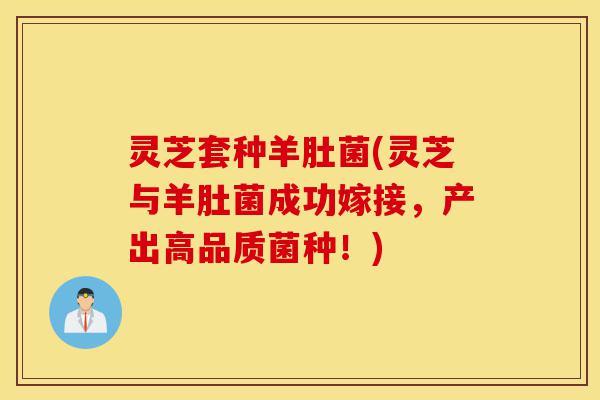 灵芝套种羊肚菌(灵芝与羊肚菌成功嫁接,产出高品质菌种!)-第1张图片-灵芝之家 灵芝套种羊肚菌(灵芝与羊肚菌成功嫁接,产出高品质菌种!)-第1张图片-灵芝之家
